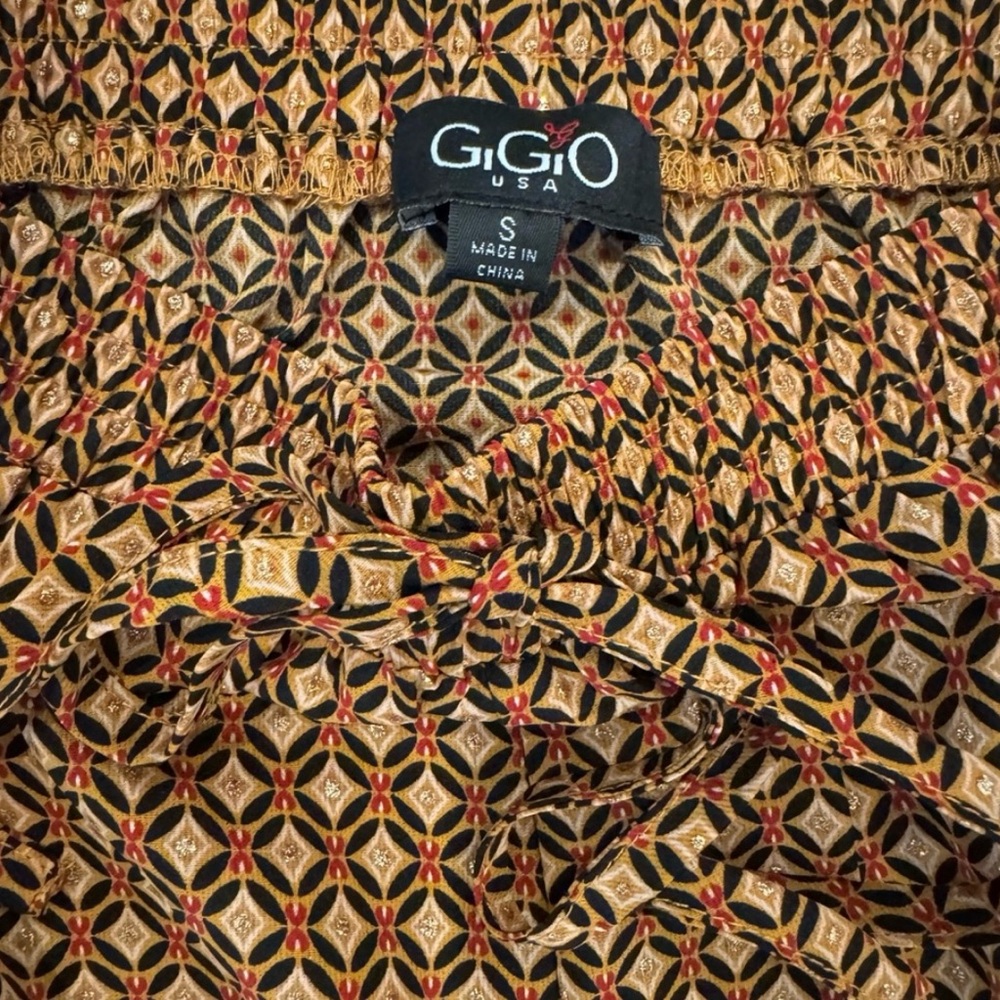 Geometric Patterned Harem Pants - image 8